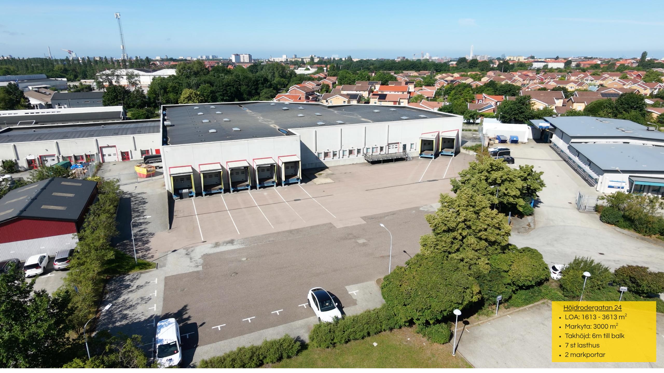 Lagerlokal med uppställningsplats