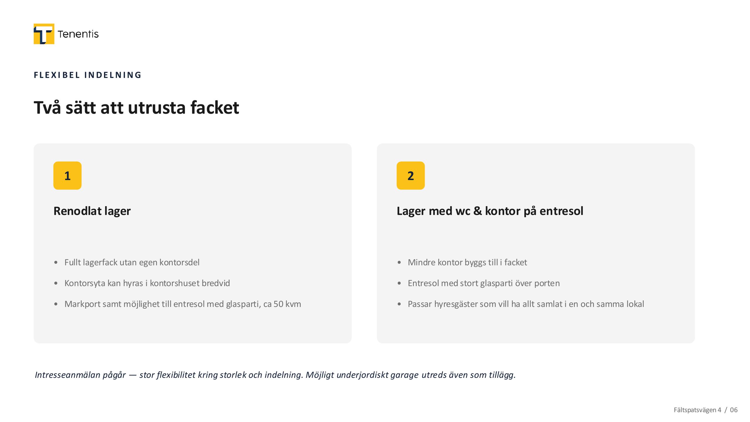 Nybyggda lagerlokaler i Lund – från 250 kvm