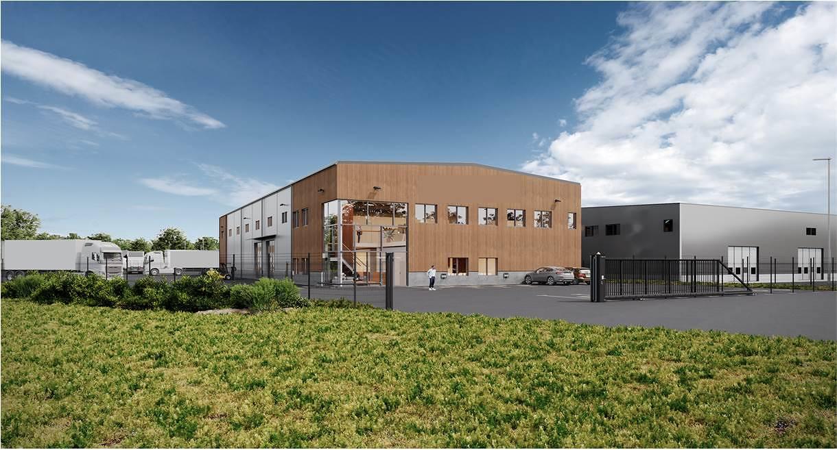 Visionsbild lager / logistik / kontor
