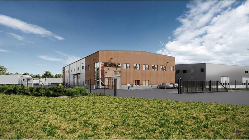 Visionsbild lager / logistik / kontor